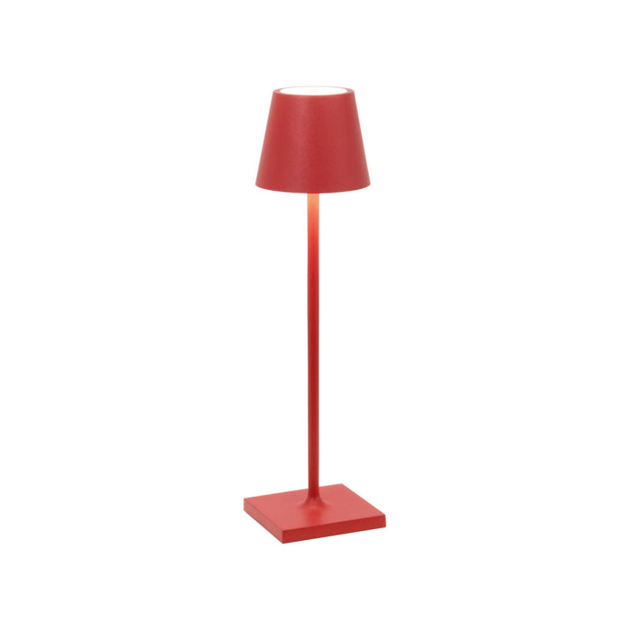 Poldina Pro LED Table Lamp in Red (Small).
