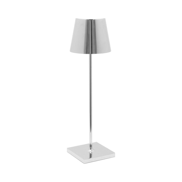 Poldina Pro LED Table Lamp in Glossy Chrome (Large).