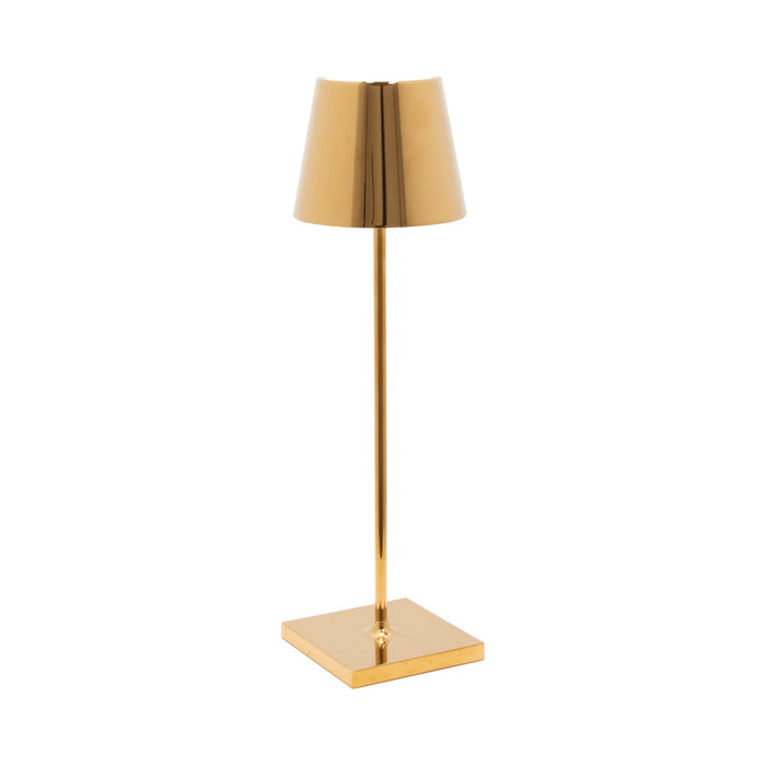 Poldina Pro LED Table Lamp in Glossy Gold (Large).