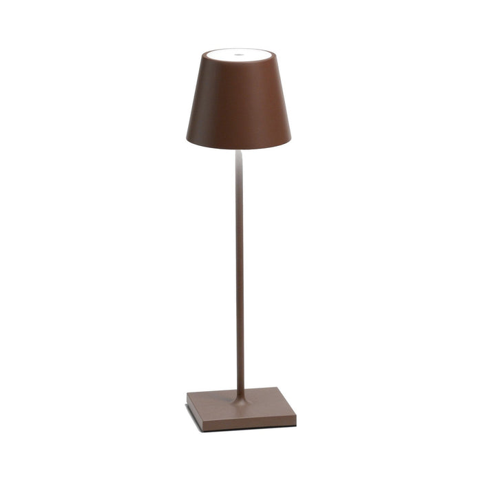 Poldina Pro LED Table Lamp in Rust (Large).