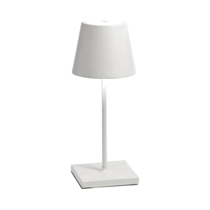 Poldina Pro Mini LED Table Lamp in White.