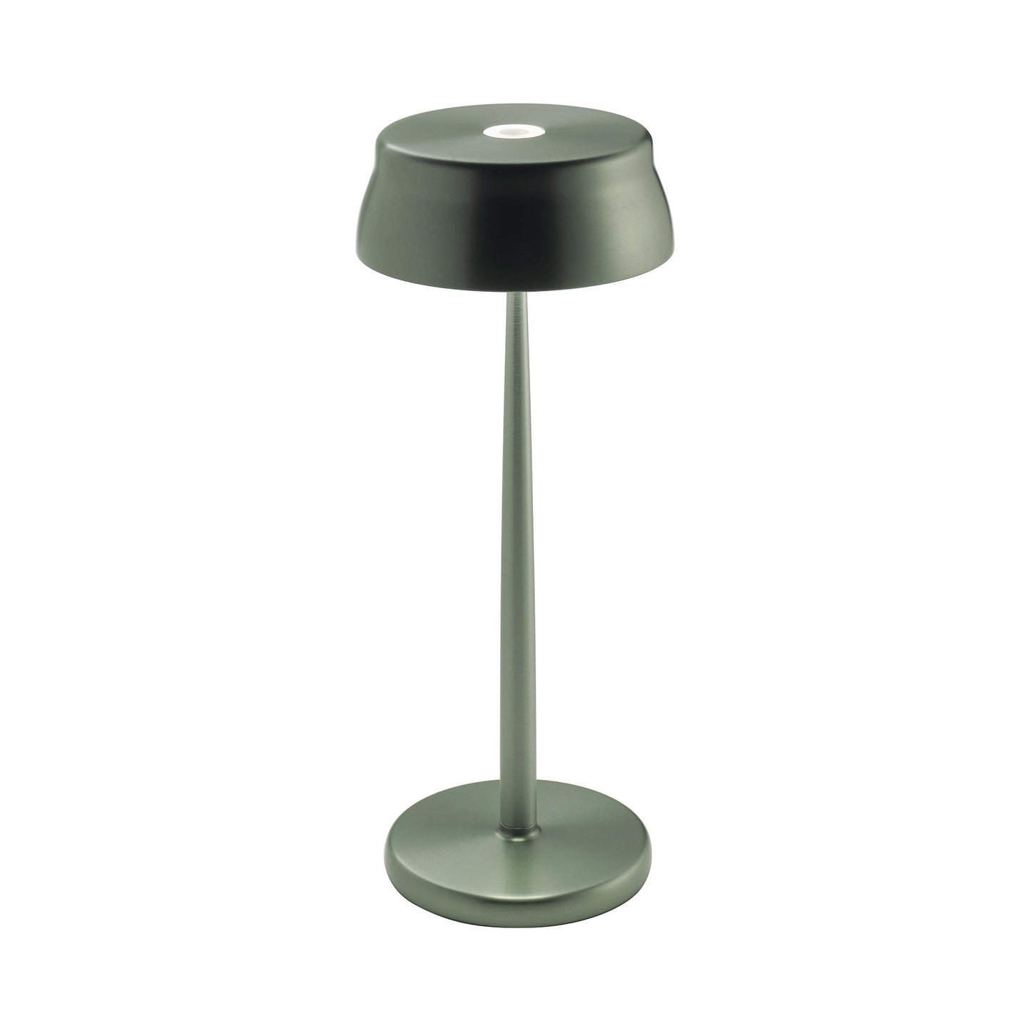 Sister LED Portable Table Lamp in Anodized Green.