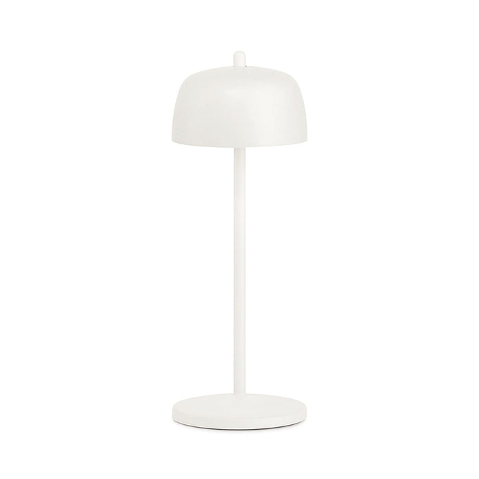 Theta Pro LED Table Lamp in Matte White.