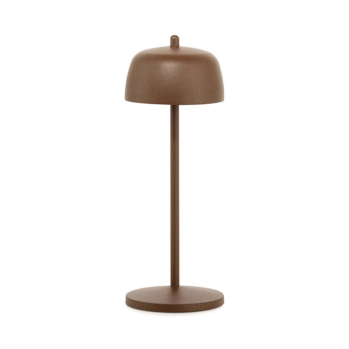 Theta Pro LED Table Lamp in Rust.