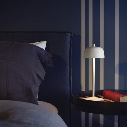 Theta Pro LED Table Lamp in bedroom.