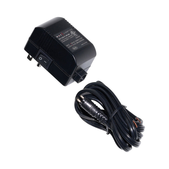120V/12V 60W Plug-In Electronic Transformer in Black.