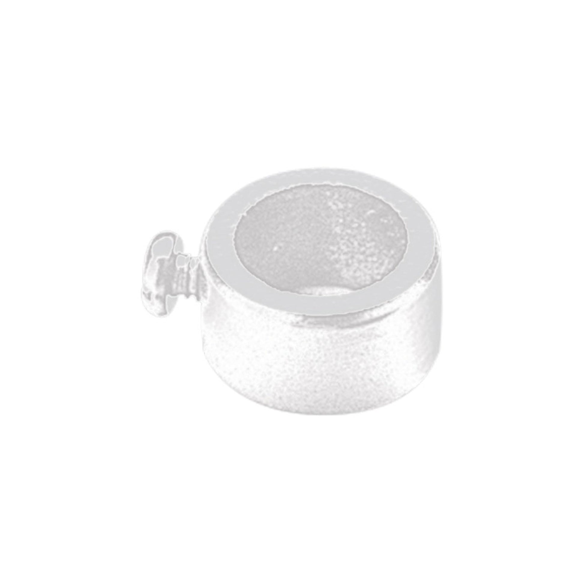 120V Track System Suspension Adjustment Collar in White.