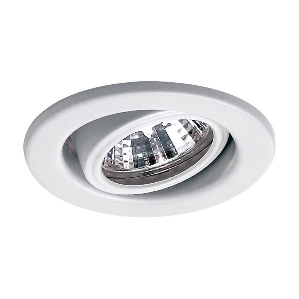 2.5 Inch Low Voltage Adjustable Recessed Trim in White (Halogen).