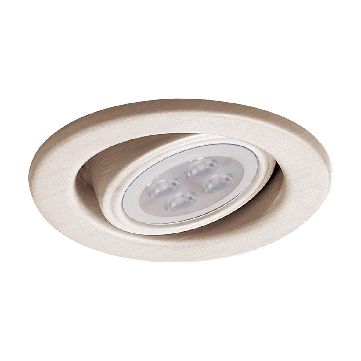 2.5 Inch Low Voltage Adjustable Recessed Trim in Brushed Nickel (LED).