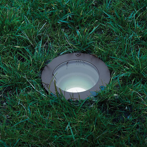 3 Inch 12V LED Inground Light in Outdoor Area.