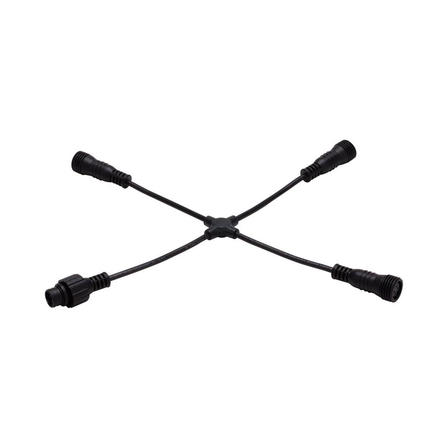 4 Way "X" Connector for InvisiLED Outdoor Tape Light.