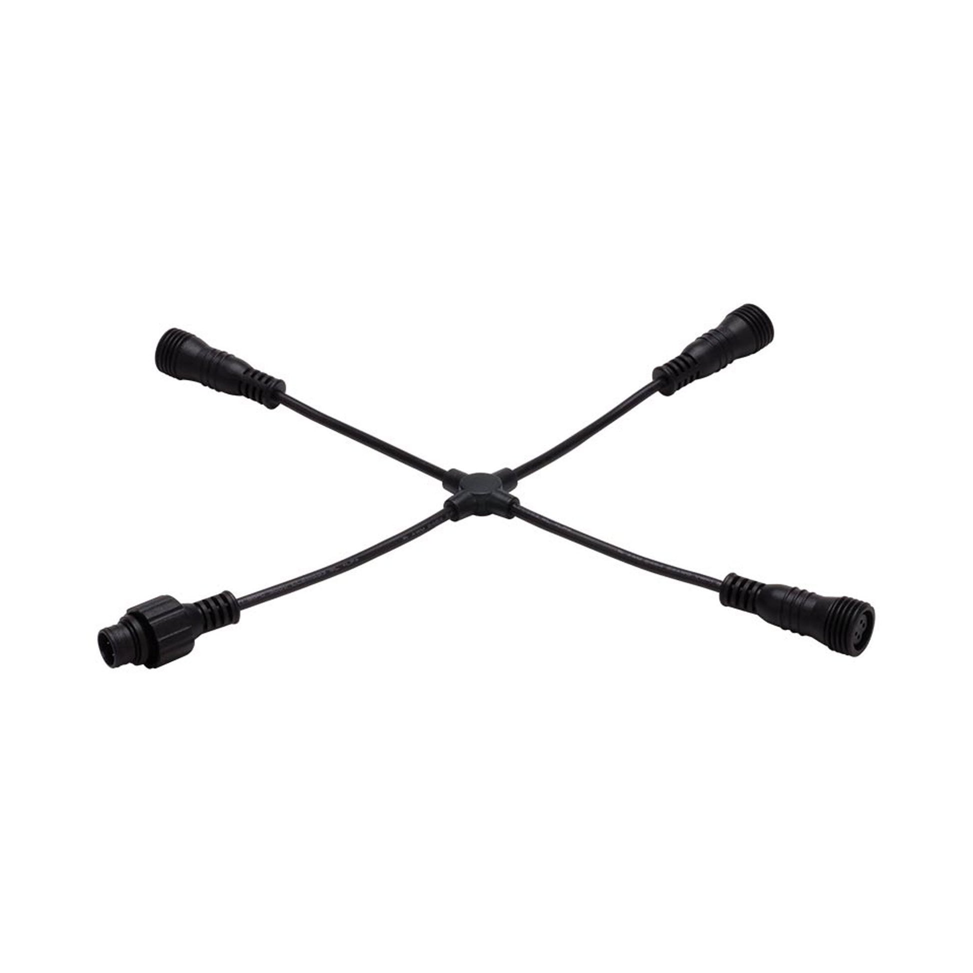 4 Way "X" Connector for InvisiLED Outdoor Tape Light.