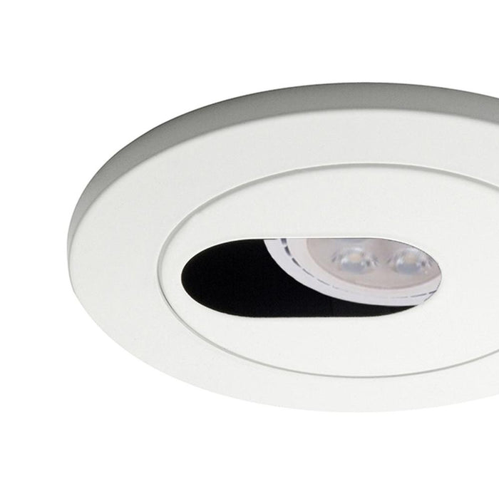 4 Inch Low Voltage Die-Cast Adjustable Slotted LED Recessed Trim in Detail.