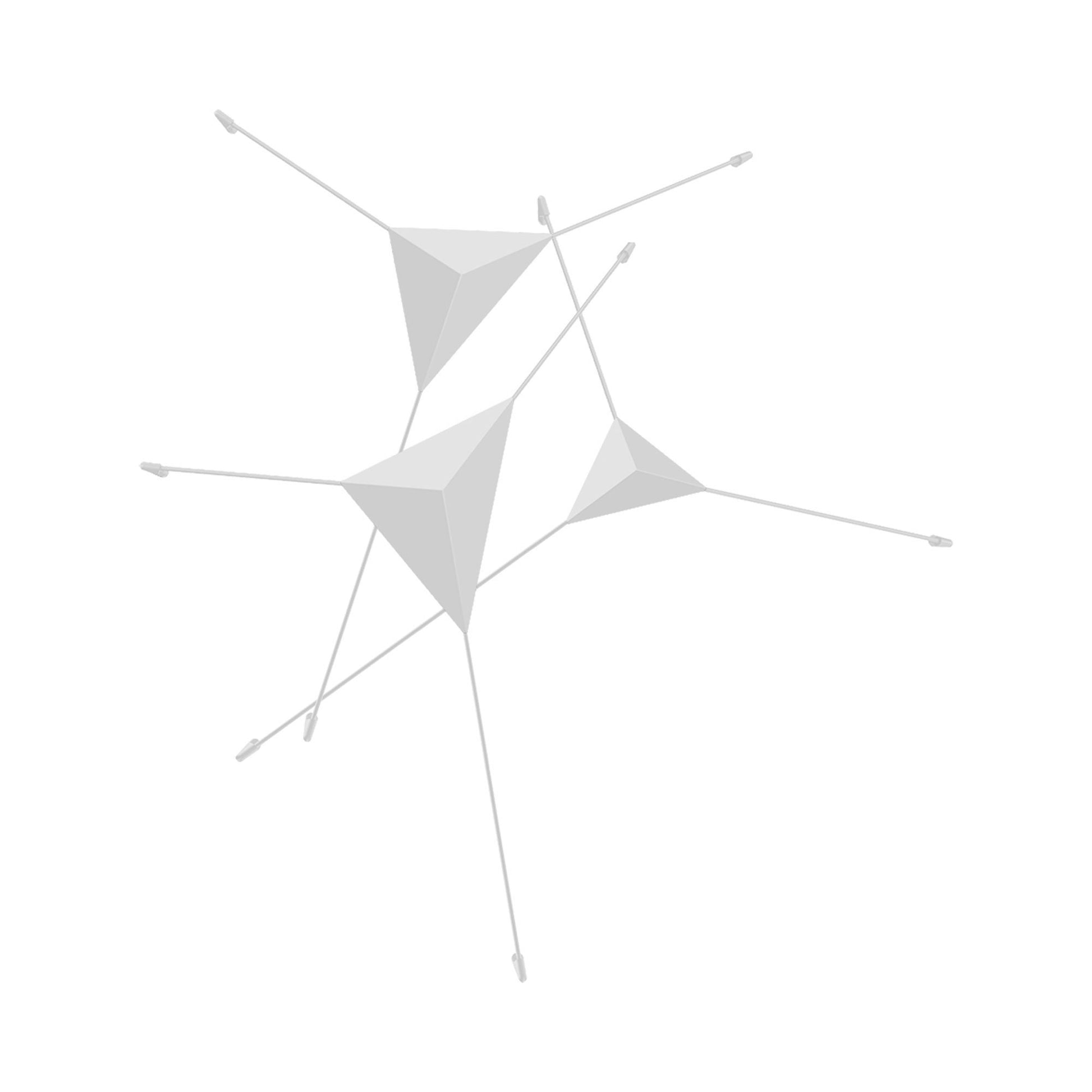 Abstract™ Cluster LED Ceiling/Wall Light in Satin White.