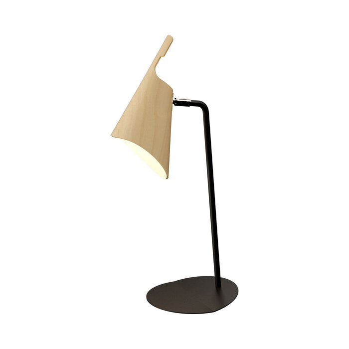 Balance Table Lamp in Maple.