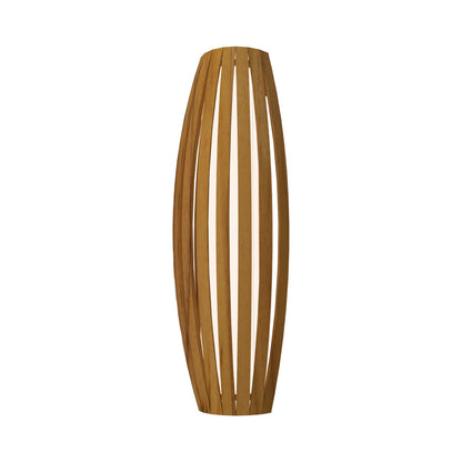 Barril Long Wall Light in Teak (Small).