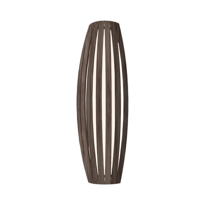 Barril Long Wall Light in American Walnut (Small).