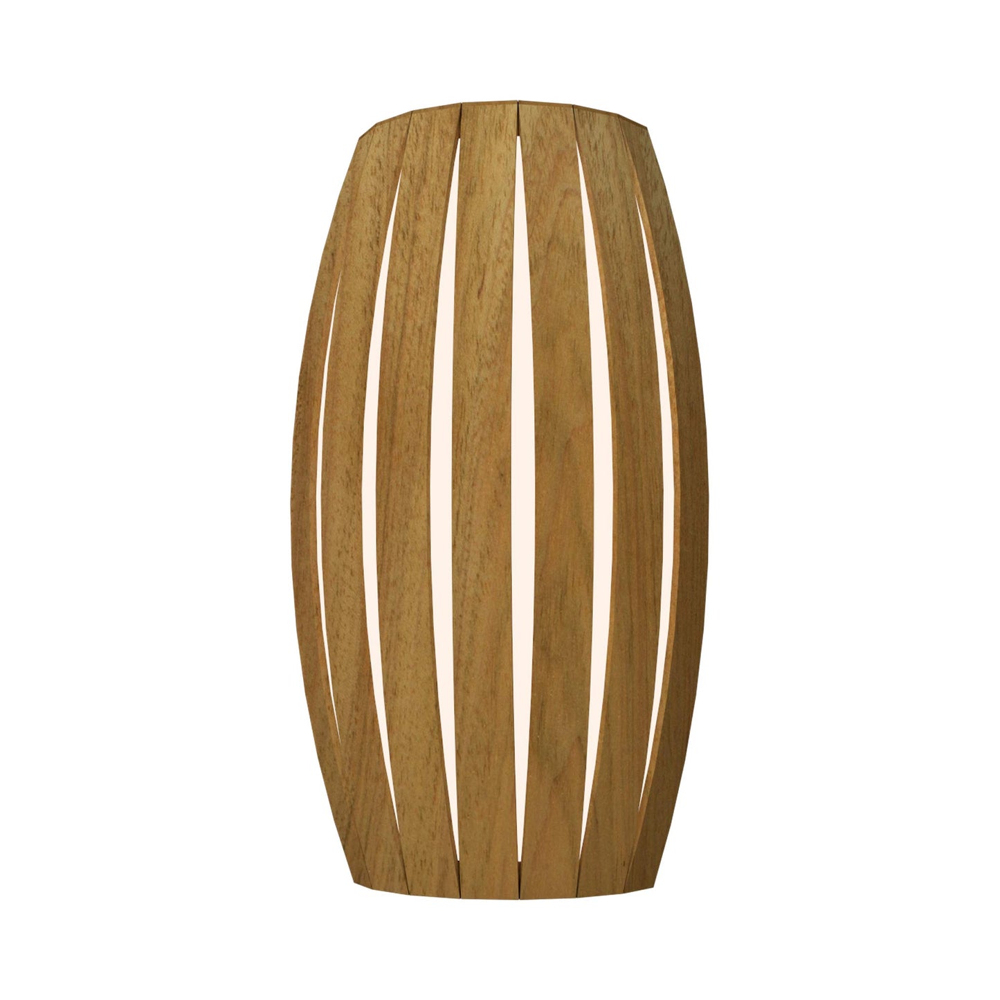 Barrel LED Wall Light in Louro Freijó.