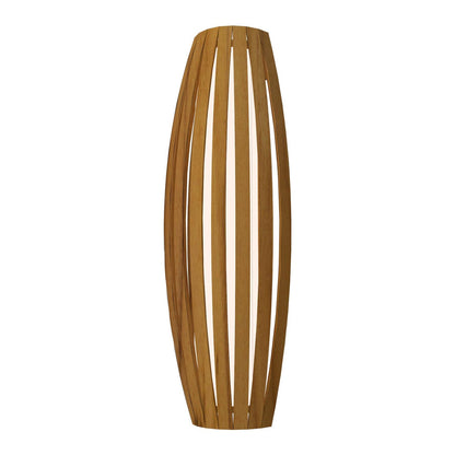 Barril Long Wall Light in Teak (Large).