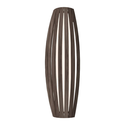 Barril Long Wall Light in American Walnut (Large).