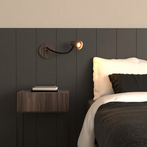Clean 4197 Adjustable Wall Light in bedroom.