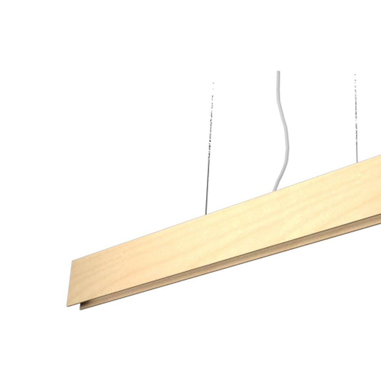 Clean LED Linear Pendant Light in Detail.