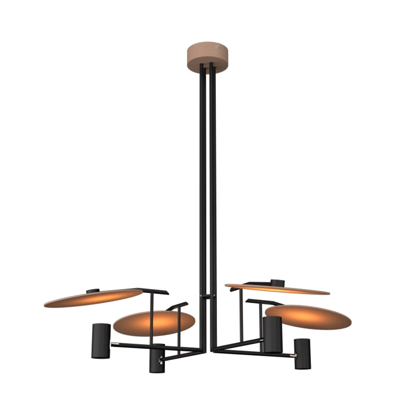 Dot Chandelier in Louro Freijó.