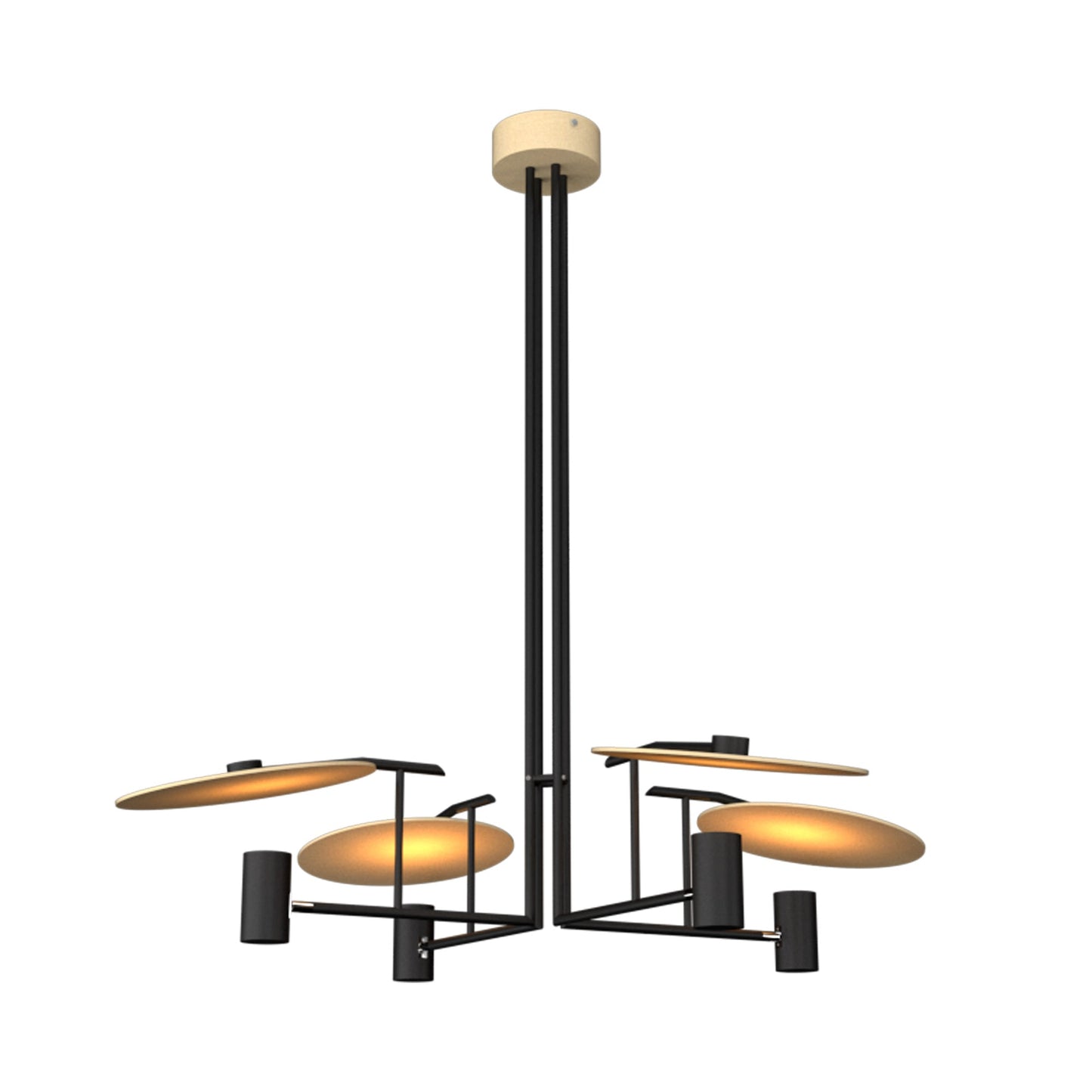 Dot Chandelier in Maple.