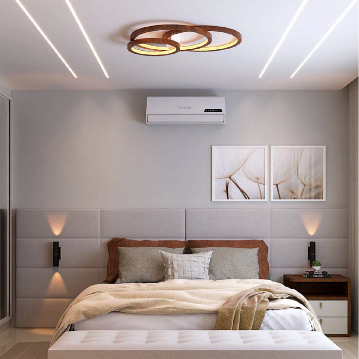 Frame LED Ceiling / Wall Light in bedroom.