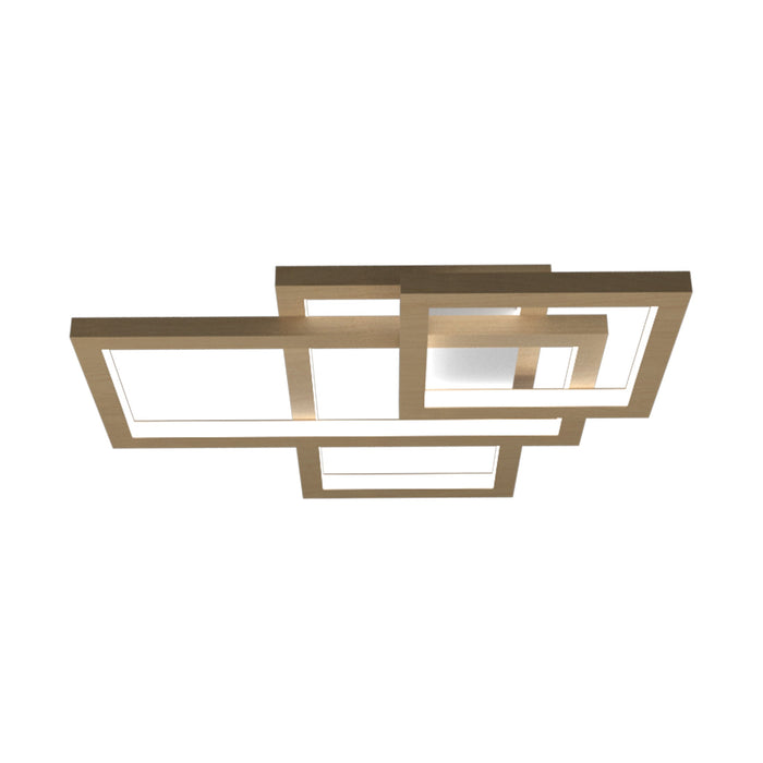 Frame Square LED Ceiling / Wall Light in Maple (Large).