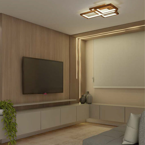 Frame Square LED Ceiling / Wall Light in living room.