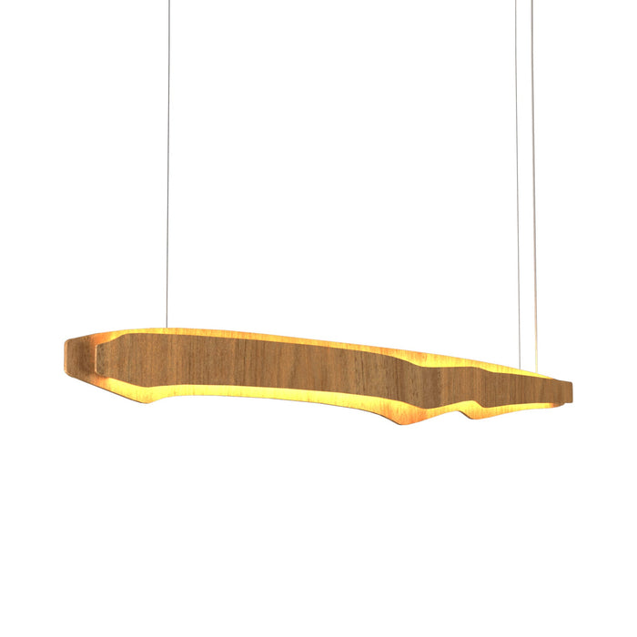 Horizon LED Linear Pendant Light in Iredescent (70.87-Inch).