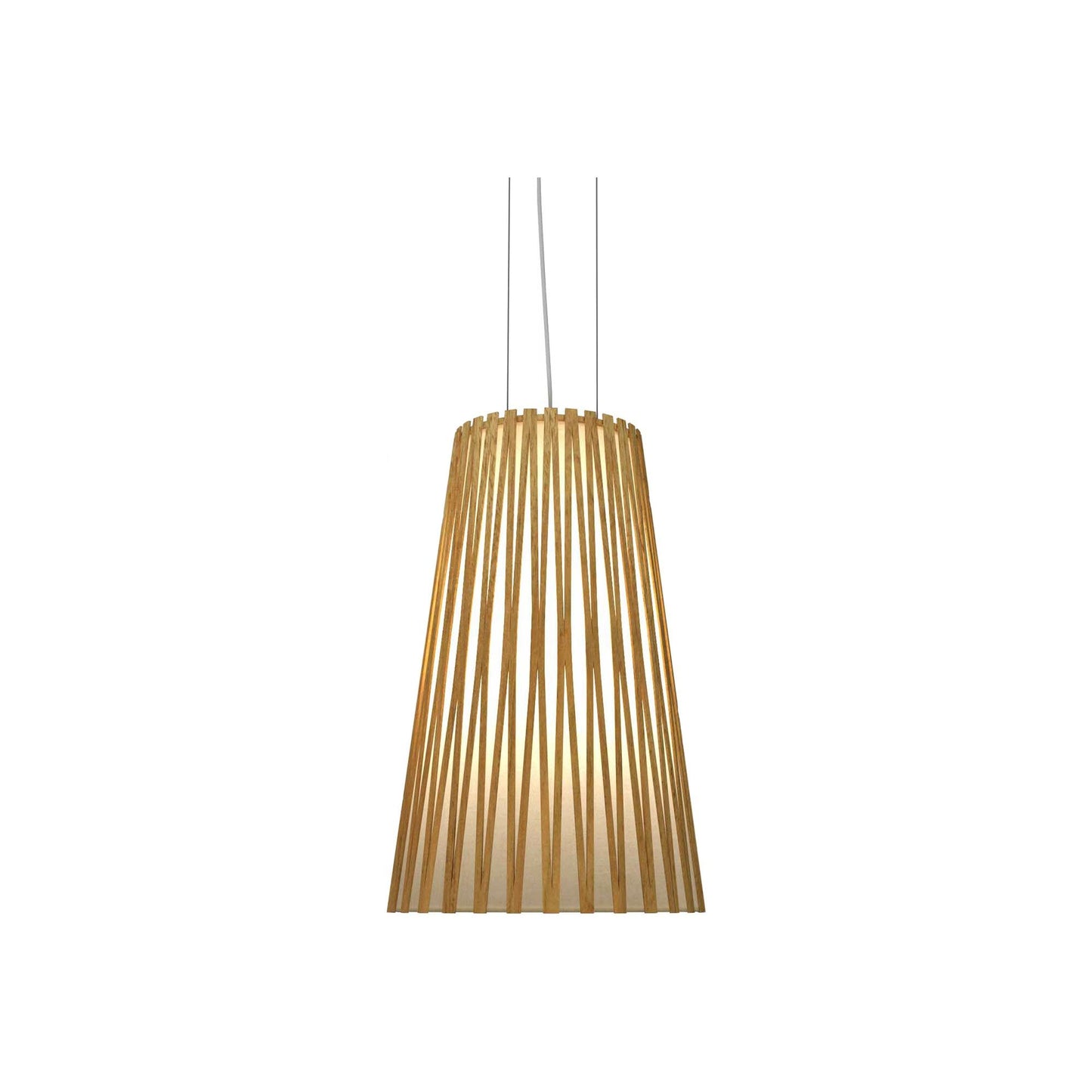 Living Hinges Pendant Light in Louro Freijo (Small).
