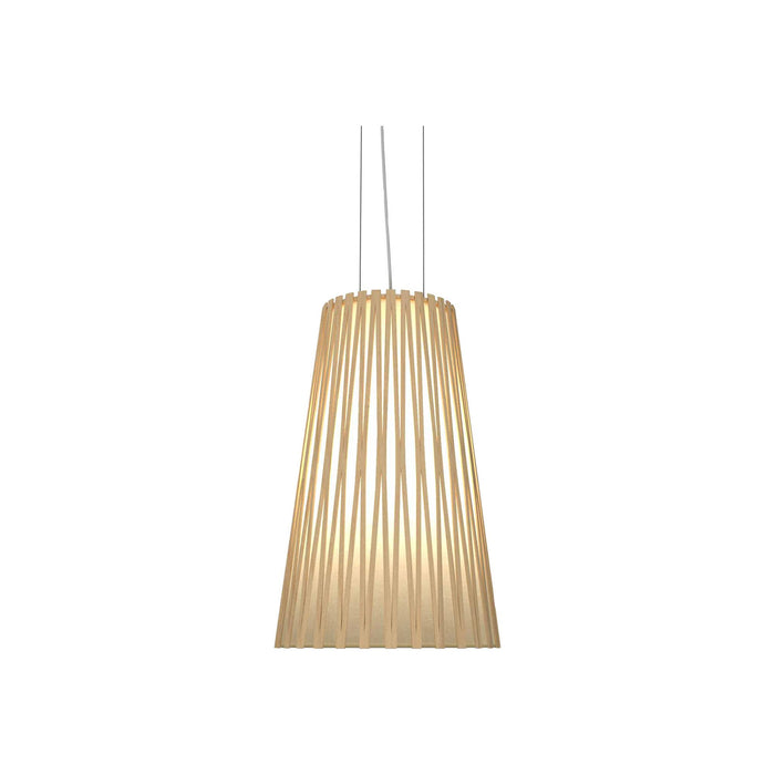 Living Hinges Pendant Light in Maple (Small).