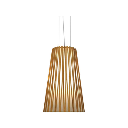 Living Hinges Pendant Light in Teak (Medium).