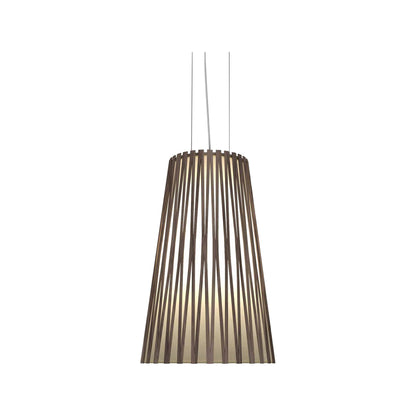 Living Hinges Pendant Light in American Walnut (Medium).