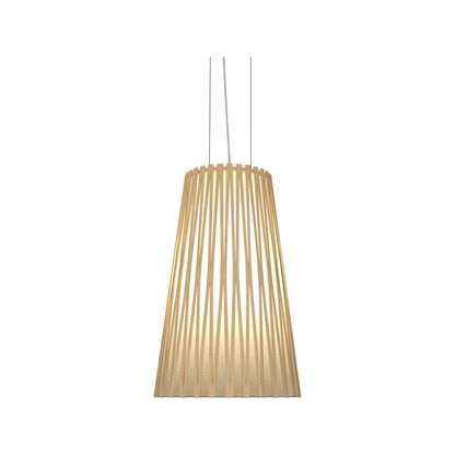 Living Hinges Pendant Light in Maple (Medium).