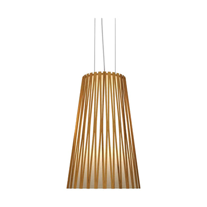Living Hinges Pendant Light in Teak (Large).