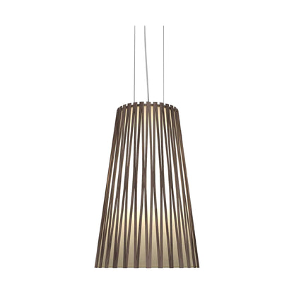 Living Hinges Pendant Light in American Walnut (Large).