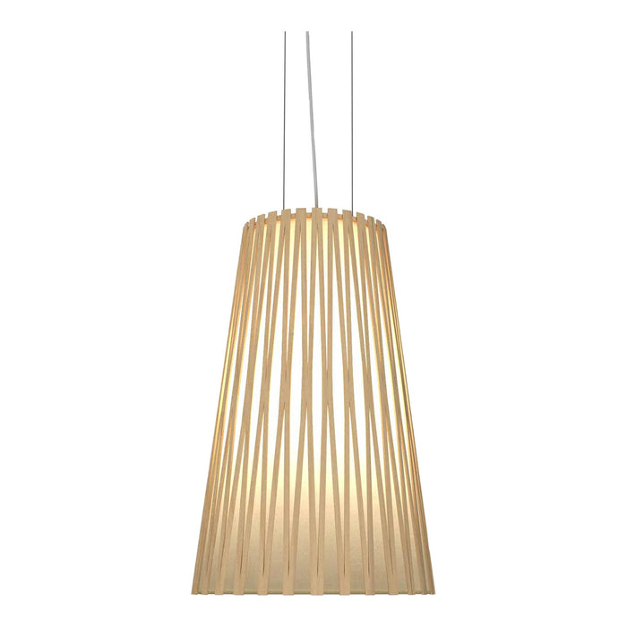 Living Hinges Pendant Light in Maple (X-Large).