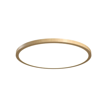 Naiá LED Flush Mount Ceiling Light in Maple (Small).