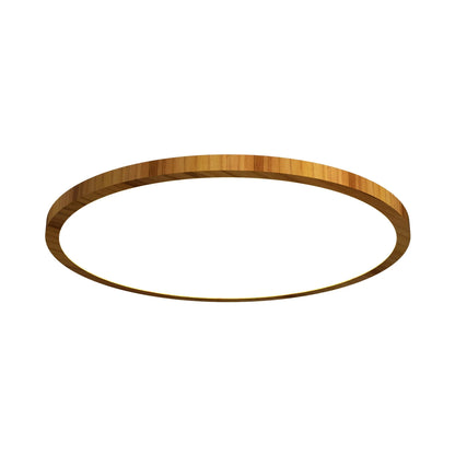 Naiá LED Flush Mount Ceiling Light in Teak (Medium).