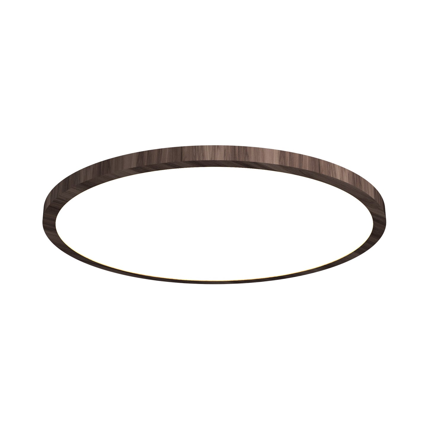 Naiá LED Flush Mount Ceiling Light in American Walnut (Medium).