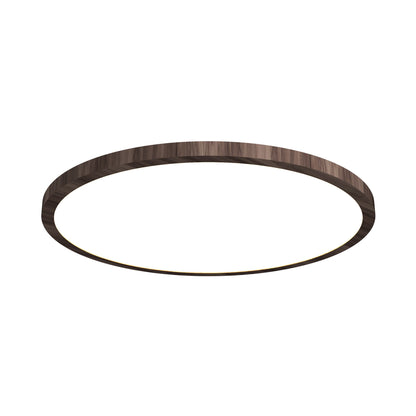 Naiá LED Flush Mount Ceiling Light in American Walnut (Medium).