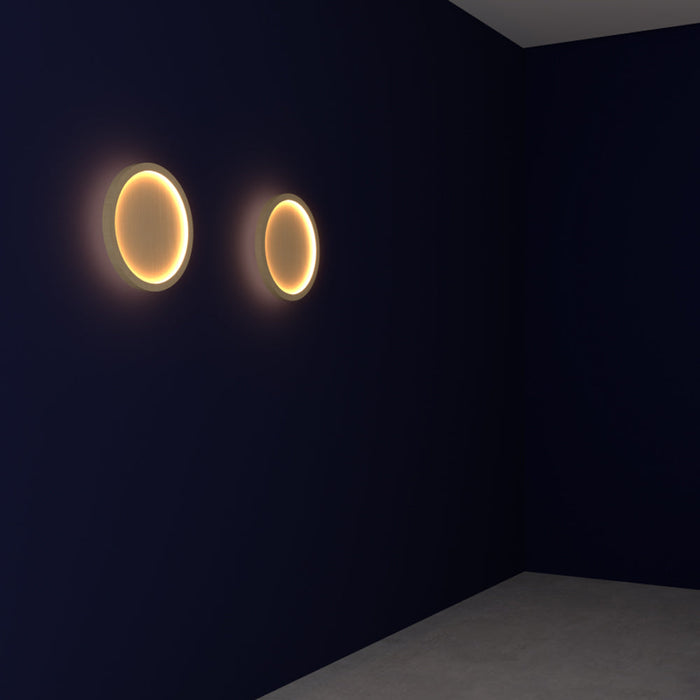 Naiá Round LED Wall Light in living room.