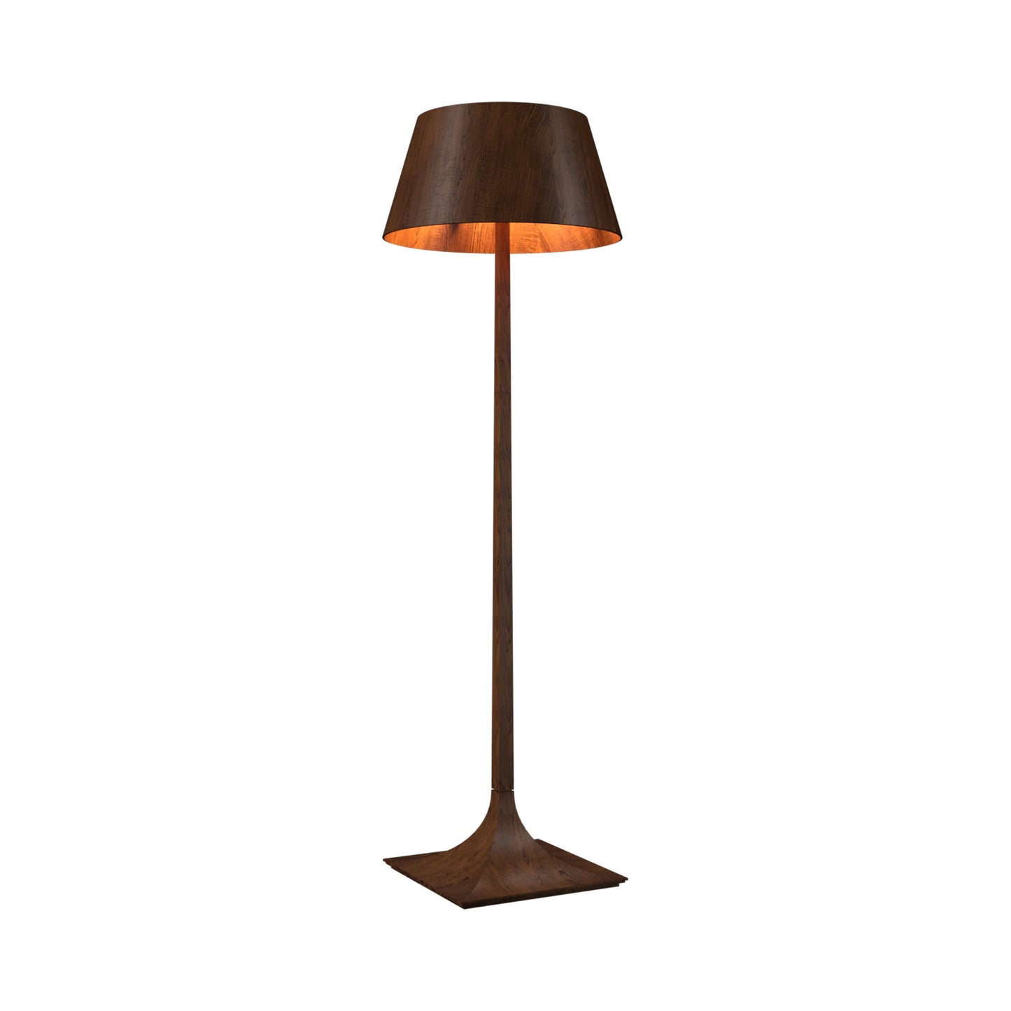 Nostalgia Floor Lamp in Imbuia.