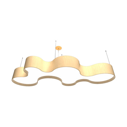 Organico LED Pendant Light in Maple (78.74-Inch).