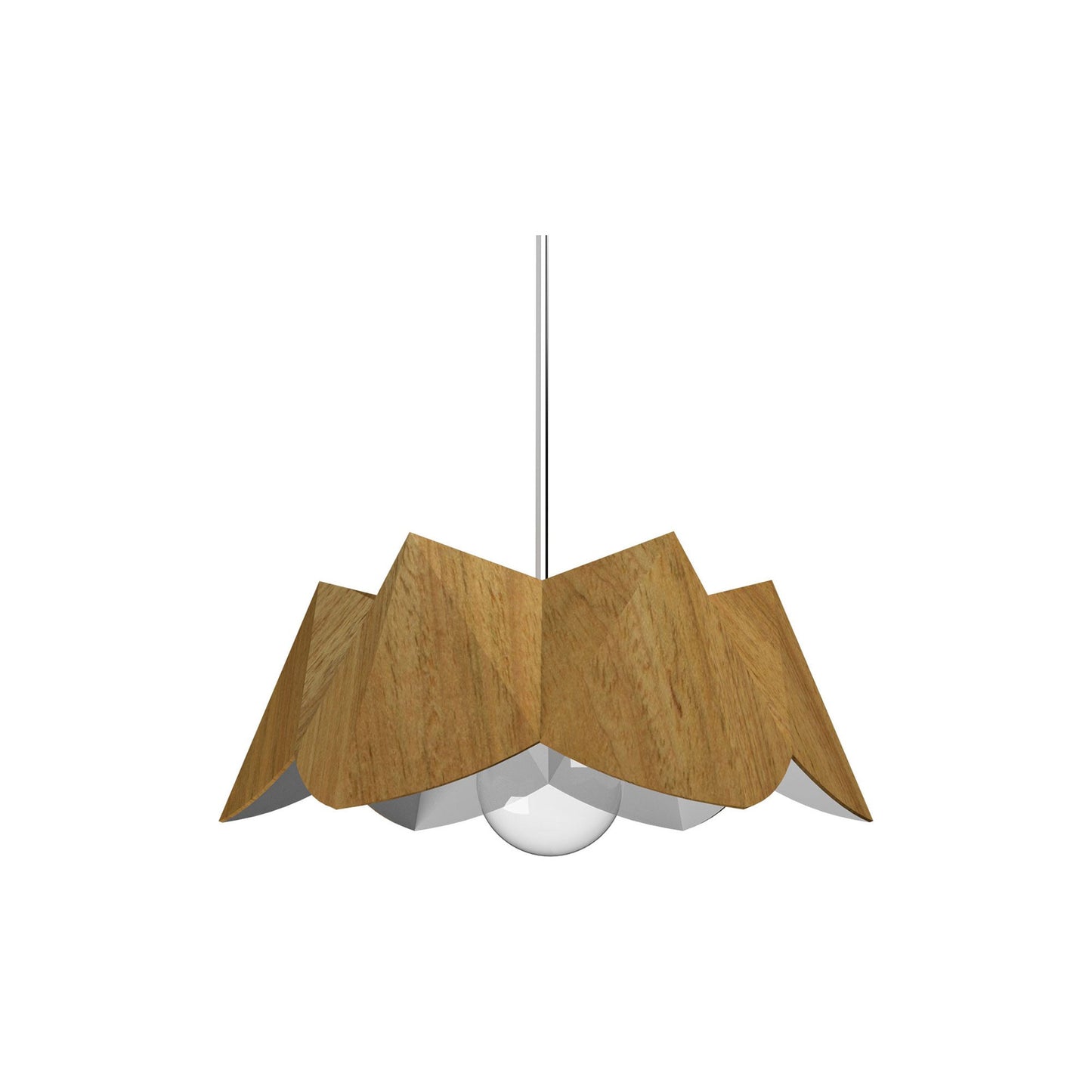 Physalis Pendant Light in Louro Freijo (Small).
