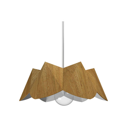 Physalis Pendant Light in Louro Freijo (Medium).