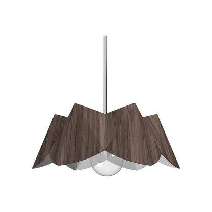 Physalis Pendant Light in American Walnut (Medium).